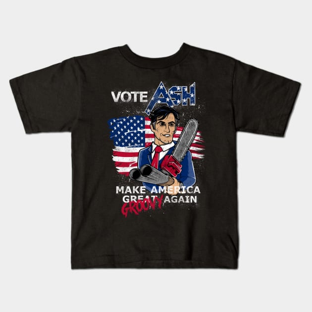 Make America Groovy Again Kids T-Shirt by GeryArts